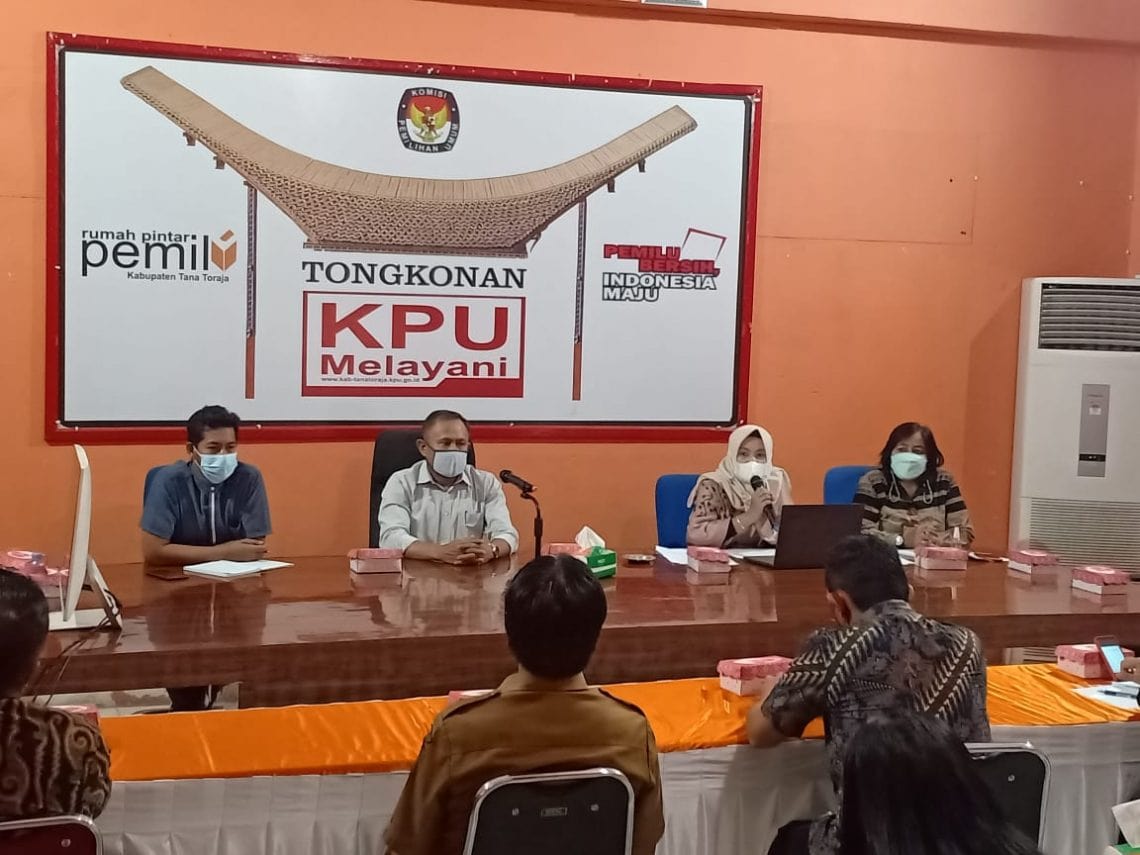 Rapat koordinasi Pemutahiran Data Pemilih Berkelanjutan Tingkat Kabupaten Tana Toraja